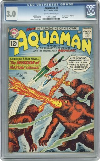 Aquaman (1st Series) 1 1962 Cgc 3.  0 1205433005