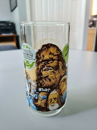 Star Wars 1977 Vintage Burger King Promotion Drinking Glass Chewbacca Hans Solo