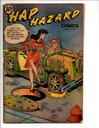 Hap Hazard Comics 13 Ace Gga Car Cover