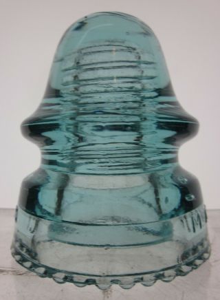 VNM,  - CD162 McLaughlin No 19 [030] LIGHT BLUE Signal Antique Glass Insulator 2