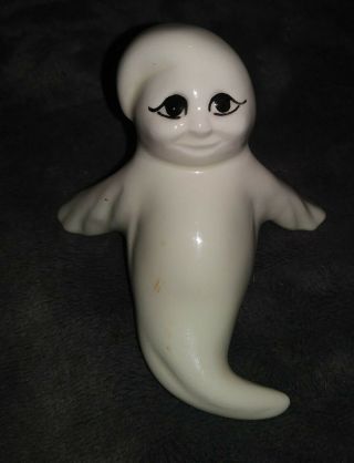 Vintage 1983 Hand Made Ceramic Ghost Lean Back.   19