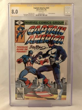 Captain America 241 (jan 1980,  Marvel) Cgc 8.  0 Signed By Bob Mcleod Cover Art