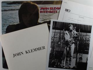 John Klemmer Intensity Impulse/abc Lp Nm Gatefold Promo W/ Press Kit