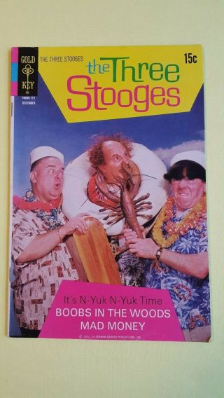 The Three Stooges 53 (12/71) Photo Cover: Gold Key Vf