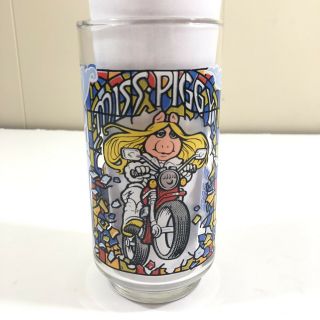 1981 Mcdonalds The Great Muppet Caper Miss Piggy Glass Vintage Collectible