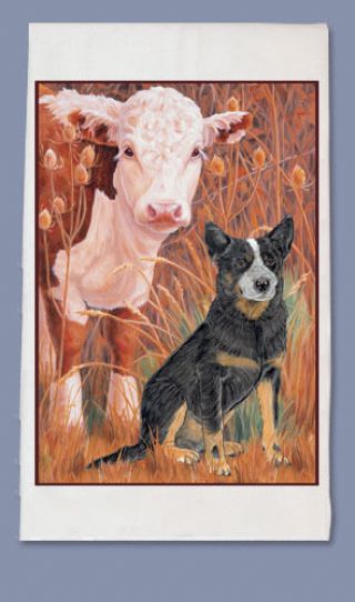 Australian Cattle Dog Dish Towel
