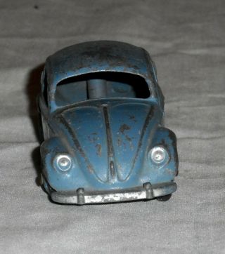 Vintage Meccano Dinky Toys Blue Volkswagen VW Beetle 1956 - 59 181 G 3