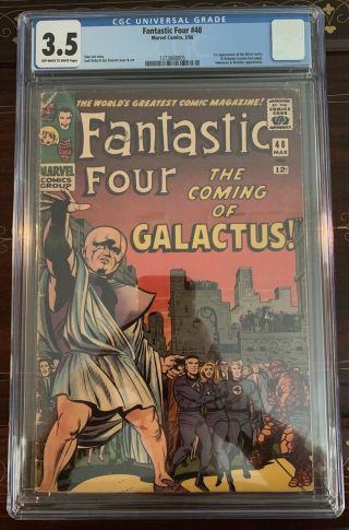 Fantastic Four 48 Cgc 3.  5 Ow/w Pages