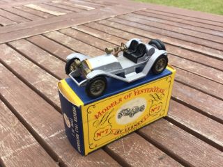 Matchbox Lesney Models Of Yesteryear No 7 Mercer 1913 Race About Type 35 J