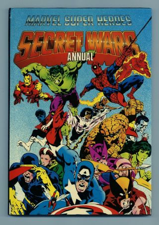 Marvel Heroes Secret Wars Annual Hc 1 - 1st 1985 Vf 8.  0