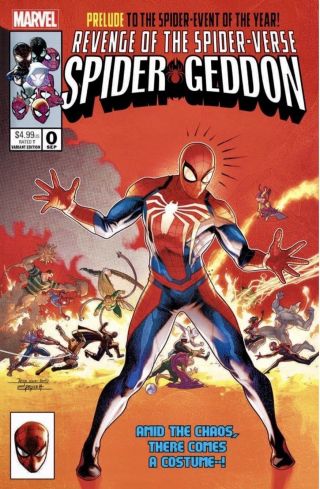 Spider - Geddon 0 Jamal Campbell Secret Wars 8 Homage Variant Spiderman Nm