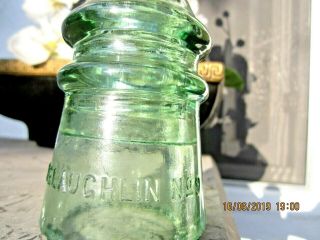 Green Mclaughlin No.  9 Glass Insulator