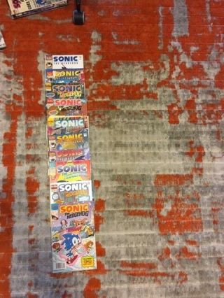 Sonic The Hedgehog Comic Books - Pack Of 10
