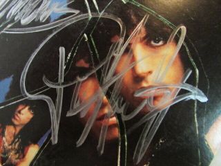 KISS CRAZY NIGHTS ORIG.  VINYL LP AUTOGRAPHED BY ALL 4: CAN ' T VERIFY AUTHENTICITY 5