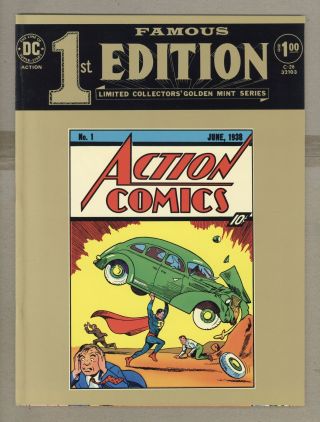 Famous First Edition Action Comics Dc Treasury Edition C - 26softcover Fn 6.  0