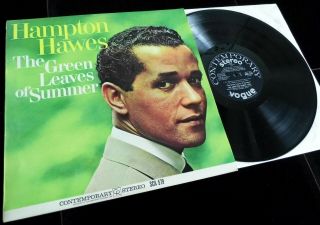 Hampton Hawes Trio - Green Leaves Of Summer Contemporary Sca 579 Stereo Lp
