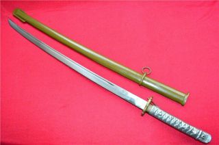 Ww2 Japan Japanese Military Army Nco Samurai Sword Katana Aluminum Handle