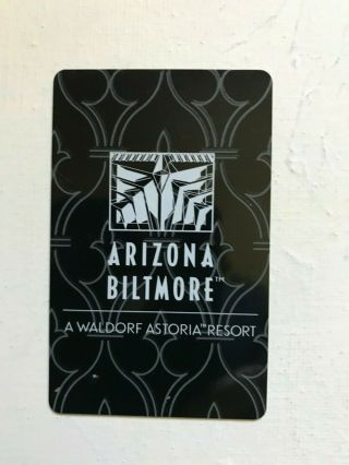 Hotel Room Key Card Waldorf Astoria Arizona Biltmore Frank Lloyd Wright