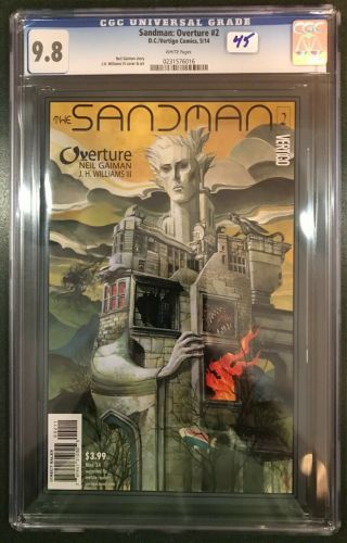 2014 Sandman: Overture 2 Cgc 9.  8