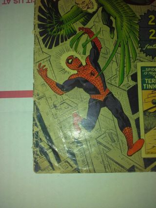 spider - man 2 1st Appearance Vulture 1963 Marvel Comic 4