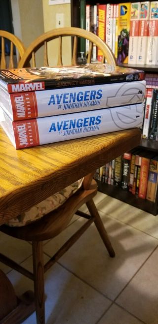 Avengers By Jonathan Hickman Omnibus 1 And 2 And Marvel 