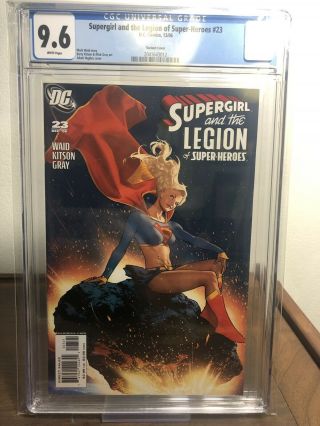 Supergirl And The Legion Of - Heroes 23 Variant Cgc 9.  6 Key Hot 1st Nm