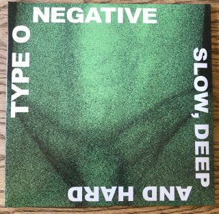 Type O Negative - Slow Deep And Hard 2lp Nm Black Vinyl Record Store Day Rsd14