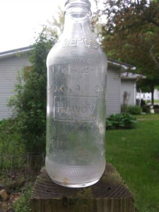 Vintage Howdy Soda Bottle Made By 7up Company 10oz The Friendly Drink Vgc
