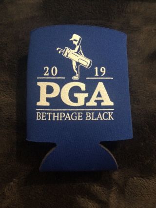 2019 Pga Championship Bethpage Black Golf Tour Drink Cooler Koozie Coozie