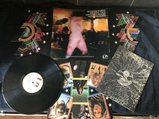 Hawkwind Lp - 1st Press - Foldout Sleeve,  Book - - " In Search Of Space " - Uag 29202