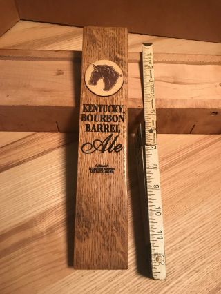 Kentucky Bourbon Barrel Draft Beer Wood Tap Handle Ale Stout Vanilla,