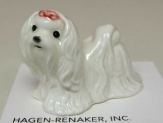 ➸ Hagen Renaker Dog Miniature Figurine Maltese