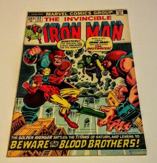 Iron Man 55 (f) 1st Appr.  Thanos & Drax Avengers Endgame