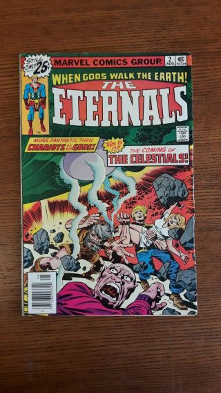Marvel The Eternals 2 Bronze Age Jack Kirby Comic Book Rare Movie Soon Check It