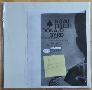 Donald Byrd - Royal Flush - Blue Note/music Matters 45 Rpm Test Pressing - Unplayed