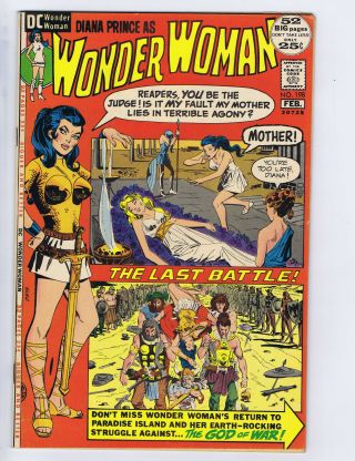 Wonder Woman 198 Dc 1972