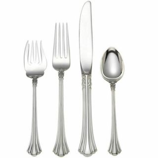 Sterling Silver Reed & Barton 18th Century 4 - Piece Place Setting -