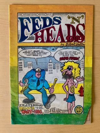 Feds N Heads (1968 Gilbert Shelton) Issue 1,  1st Printing