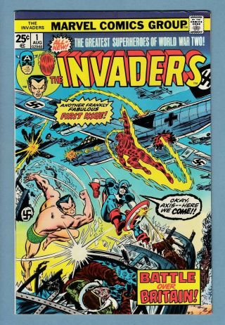 The Invaders 1 Vfn (8.  0) Glossy Cents - Captain America - Sub - Mariner