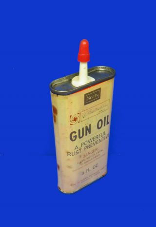 Rare Sears Roebuck Re - Label Ted Williams Signed Gun Oil Can 3 Oz Handy Oiler