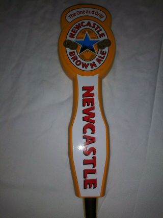 Newcastle Brown Ale Beer Tap Handle 12 " - " The One And Only " Bar Supplies Euc