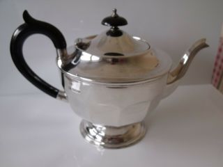 Art Deco Solid Silver Teapot 1932,  Viner 