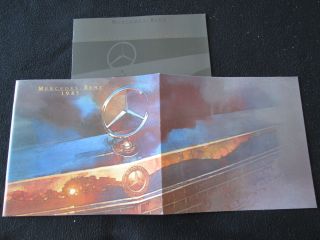 1985 Mercedes Benz Brochure 300e 380sl 380se 500sel 500sec 380 Sl Se 500 Sel Sec