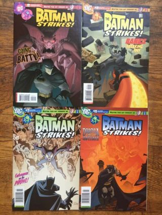The Batman Strikes s 1,  2,  12,  13,  15,  16,  24 - 34,  36 - 40,  42,  44,  46 - 50,  29 Issues - F/VF/NM 3