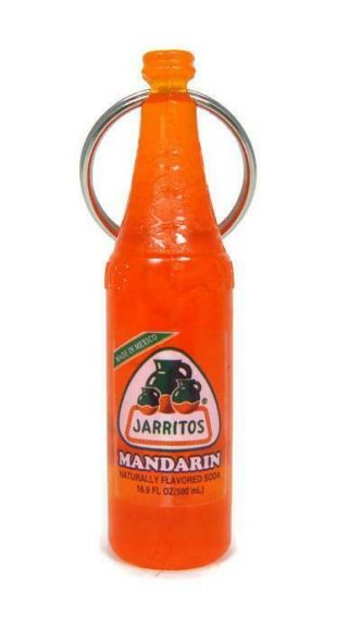 Jarritos Mexican Mandarin Soda Orange Bottle Opener Key Chain