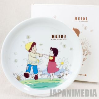 Heidi Girl Of The Alps Picture Plate Dish Family Mart Japan Anime