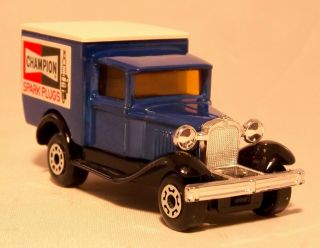 Vintage 1934 Ford Model A Truck Matchbox Diecast Toy Model Champion Spark Plugs 2