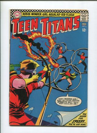 Teen Titans 4 (7.  0) You Asked For Speedy - 1966