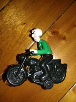 Wallace And Gromit Figure On Motorcycle