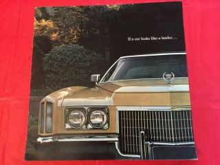 1971 Cadillac " Eldorado Fleetwood Deville,  " Car Dealer Sales Brochure